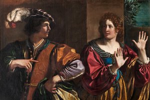 Amnon e Tamar de Guercino