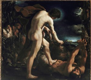 Apollo e Marsyas (óleo sobre tela