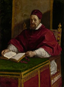 Papa Gregório XV, c.1622-23 (óleo sobre tela) de Guercino