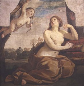 Vénus e Cupido de Guercino