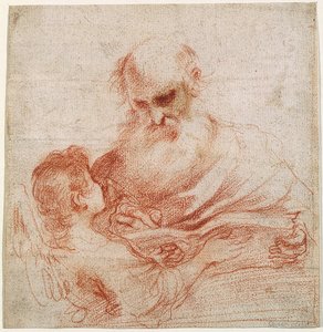 O evangelista Mateus com o anjo