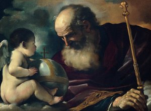 Deus Pai e Anjo, 1620 de Guercino