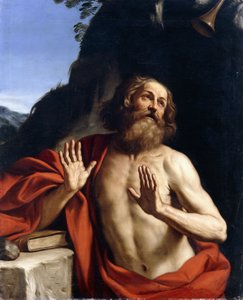 São Jerônimo no Deserto, de Guercino