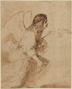 O anjo da Anunciação de Guercino