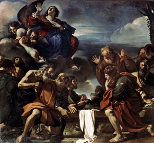 A Assunção da Bem-Aventurada Virgem Maria, 1623. de Guercino