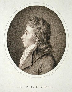 Ignaz Joseph Pleyel (1757-1831) gravado por F.W. Nettling de Guerin (after)