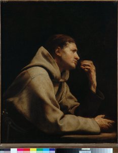 Um Franciscano (óleo sobre tela)