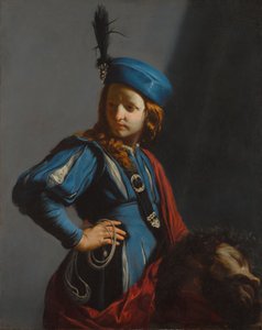 David com a cabeça de Golias de Guido Cagnacci
