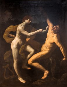Apolo esfolando Marsyas,1620-25 (óleo sobre tela) de Guido Reni