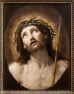 Cristo com a cana, também conhecido como Ecce Homo, c.1639-40 (óleo sobre tela) de Guido Reni