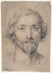 Cabeça de um homem [Nicholas Lanier?] de Guido Reni