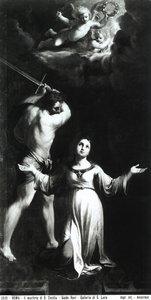 Martírio de Santa Cecília, c.1603 de Guido Reni
