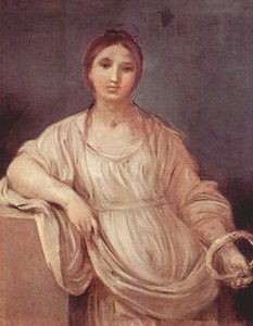 Retrato de uma rapariga com uma coroa de Guido Reni