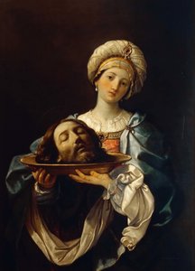 Salomé segurando a cabeça de João Batista, ca 1638. de Guido Reni