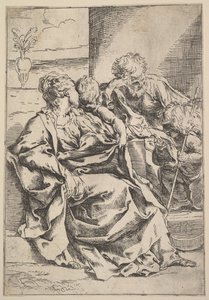 A Sagrada Família, ca. 1595-1600. de Guido Reni