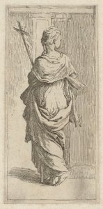 Uma menina com um crucifixo de Guido Reni, after Parmigianino