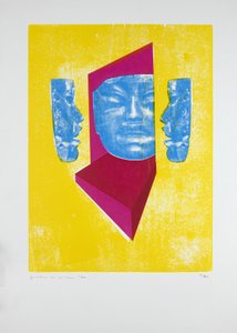 Quarto Invisível nº6, 2ª Edição, 2019 (xilogravura e serigrafia)