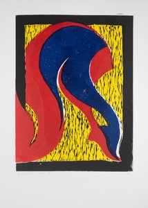 Pernas cruzadas Nº1, 2019 (linogravura)