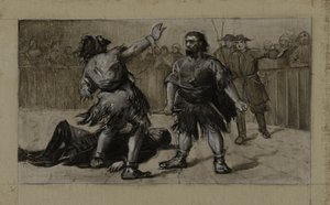 Han da Islândia no tribunal, ca. 1889 (óleo sobre tela) de Guillaume Albert Demarest