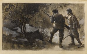 Kennybol e Guldon Stayper, ca. 1889 (óleo sobre tela) de Guillaume Albert Demarest