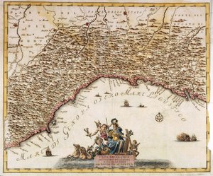 República de Génova, Mapa de Guillaume de l