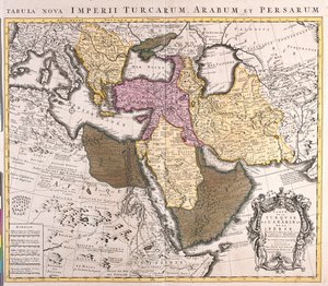 Sul da Eslováquia, Eslovénia, Croácia, Hungria, Roménia, Moldávia, Sul da Ucrânia, Bósnia-Herzegovina, Sérvia e Montenegro, Bulgária, Albânia, República da Macedónia, Grécia, Turquia, Geórgia, Arménia, Azerbaijão, Irão, Chipre, Síria, Iraque, Leste da Líbi de Guillaume Delisle