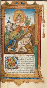 Livro de horas impresso (uso de Roma): fol, 78r, Job de Guillaume Le Rouge