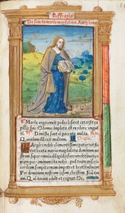 Livro das Horas Impresso Uso de Roma: fol. 109r, Maria Madalena, 1510.