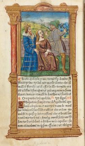 Livro das Horas Impresso Uso de Roma: fol. 111v, St. Apollonia, 1510. de Guillaume Le Rouge