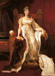 Retrato de Josefina Bonaparte, de Guillaume Guillon Lethiere, óleo sobre tela