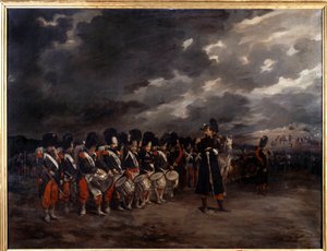 Un drums de la Garde Imperiale - Pintura de Guillaume Regamey (1837-1875)