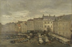 O Grote Zavel (Grand Sablon), Bruxelas de Guillaume Vogels