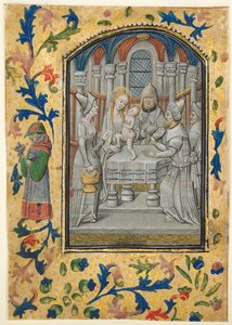Folha de um Livro de Horas: A Visitação, c. 1470-1480.