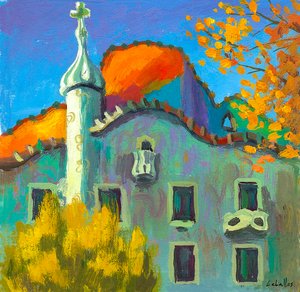 Casa Batlló, 2007 (guache sobre papel)