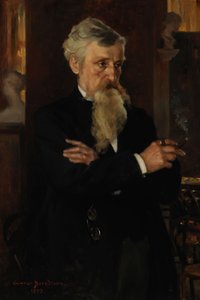 Retrato do jornalista August Schauman de Gunnar Berndtson