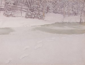 Neve recém-caída de Gustaf Fjæstad
