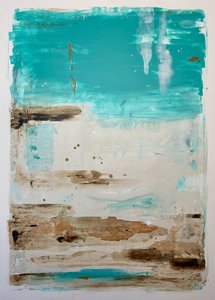 Abstrato «Teal Costeiro» de Gustaf Tidholm