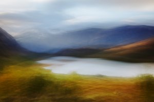 Lago da Montanha Ennevoada de Gustav Davidsson