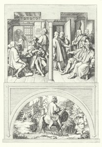 Cenas da vida de Martinho Lutero (gravura) de Gustav Ferdinand Leopold Konig