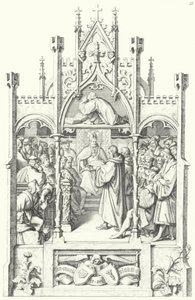 Cenas da vida de Martinho Lutero (gravura) de Gustav Ferdinand Leopold Konig