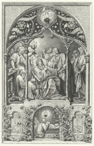 A morte de Martinho Lutero (gravura) de Gustav Ferdinand Leopold Konig