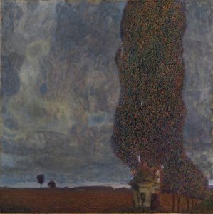 «Tempestade a aproximar-se» (O Grande Álamo II) de Gustav Klimt