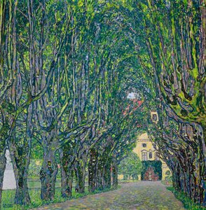 Avenida no parque do castelo de Kammer, 1912