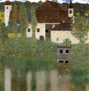 Castello Sul Lago Atter, Castelo Unterrach no Attersee 1908 de Gustav Klimt