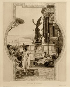 O antigo teatro de Taormina de Gustav Klimt