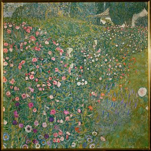 Paisagem de jardim italiano de Gustav Klimt