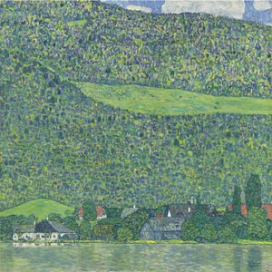 Litzlberg no Attersee, 1914-1915 de Gustav Klimt