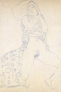 Nu; Halbakt, 1913