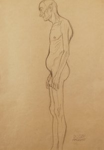 Homem nu; Homem nu, de Gustav Klimt