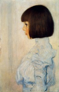 Retrato de Helene Klimt, 1898 de Gustav Klimt